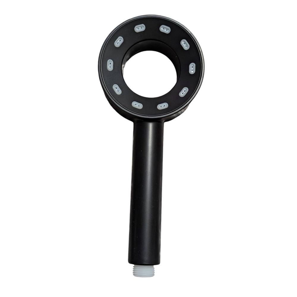 R Flory 4" Showerhead Set With Shower Bracket All In Matte Black